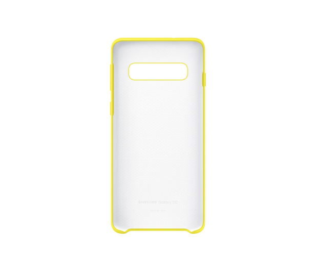 Etui Silicone Cover do Samsung Galaxy S10 żółte - 478355 - zdjęcie 3